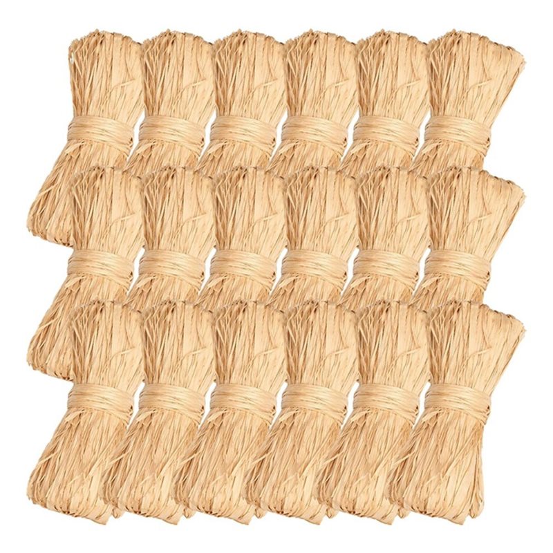 Natural Florist Supply - Natural Raffia Straw For Florist Bouquets