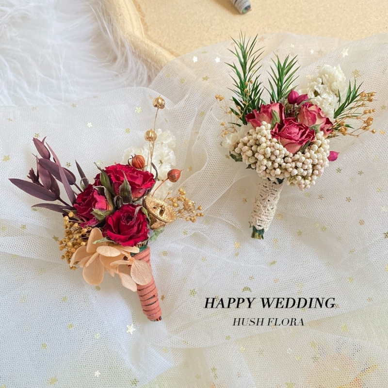 Dried Flower Bunch - Mini dried flower bouquet, delicate and
