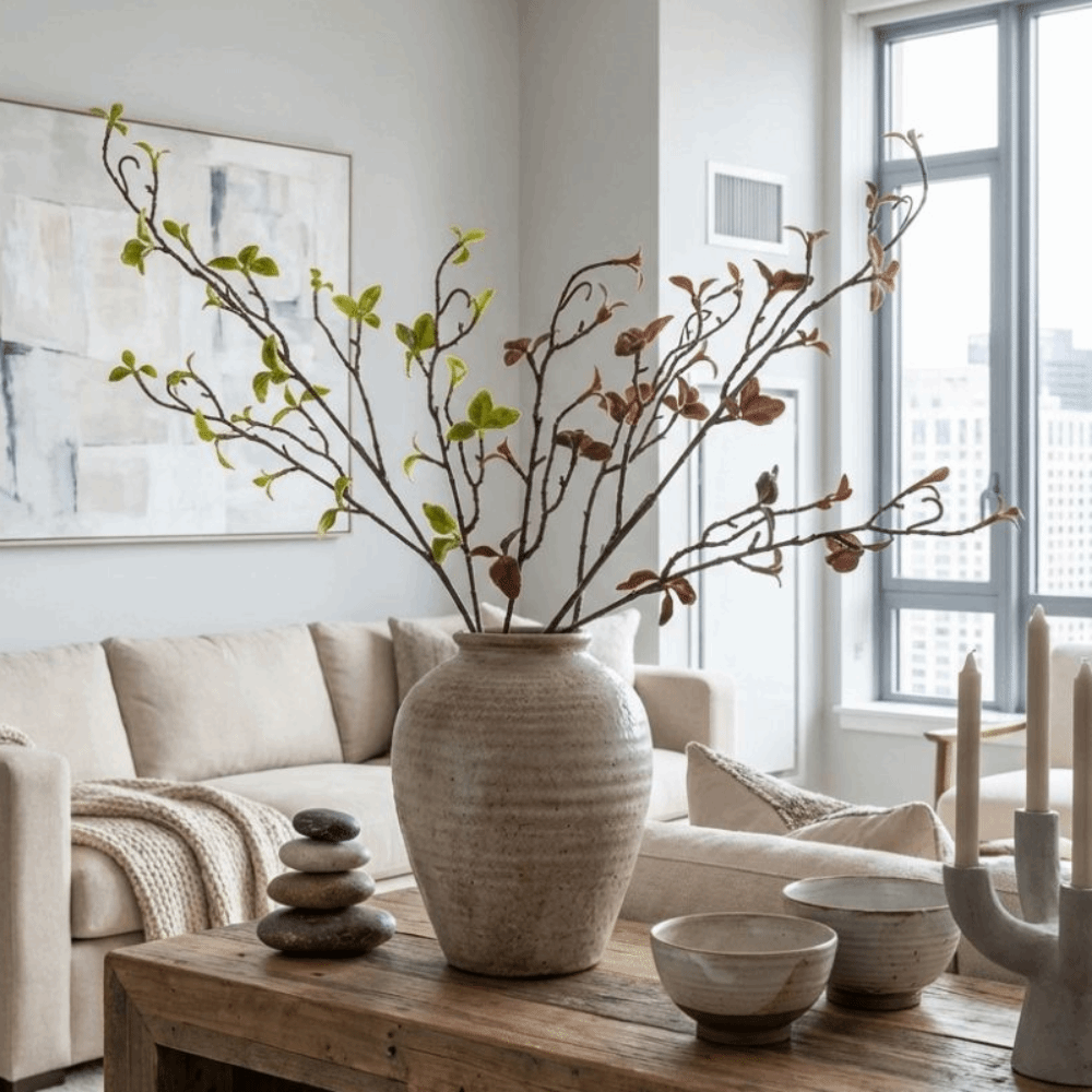 Branch Curly Willow - Real Touch Artificial Willow Deadwood Vase