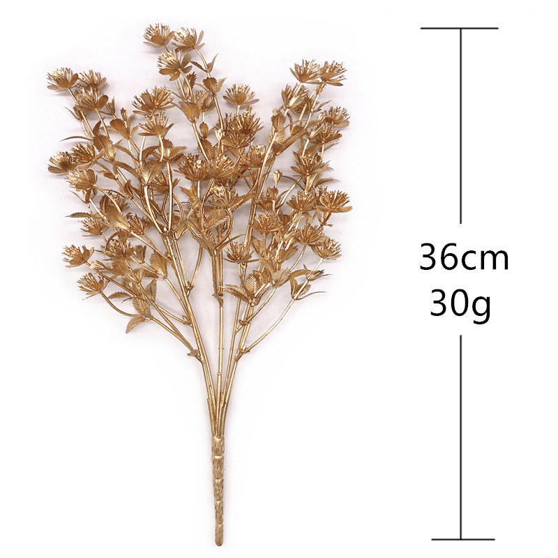 Artificial Flower Golden Silve - đánh giá và giá Dried Flower Bunch