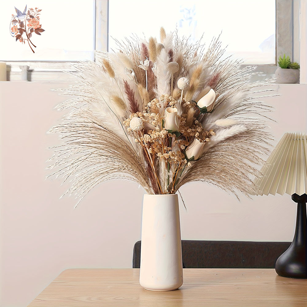80Pcs Artificial Dried Flowers - đánh giá và giá Dried Flower Bunch