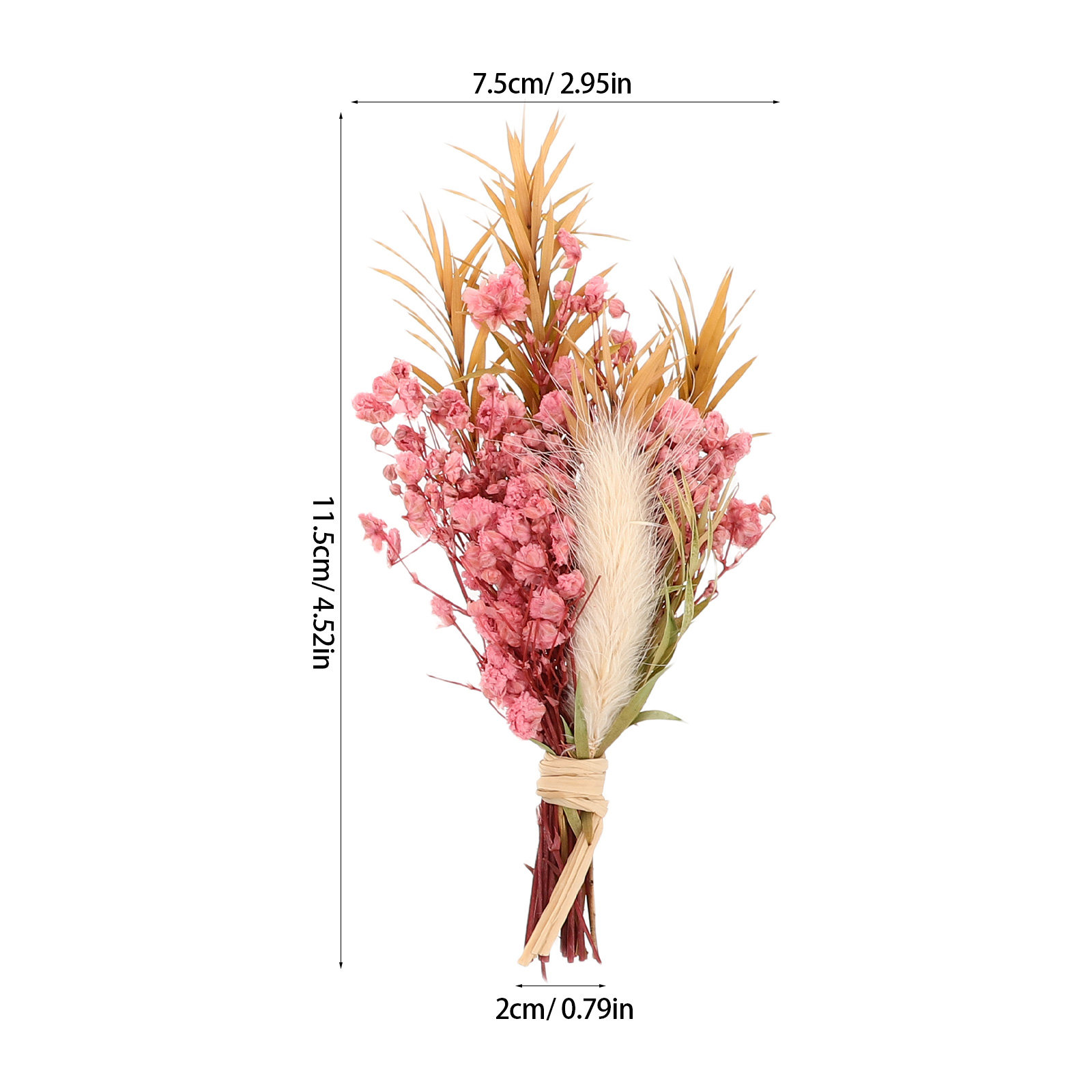 3Pcs Mini Dried Floral Bouquet - đánh giá và giá Dried Flower Bunch