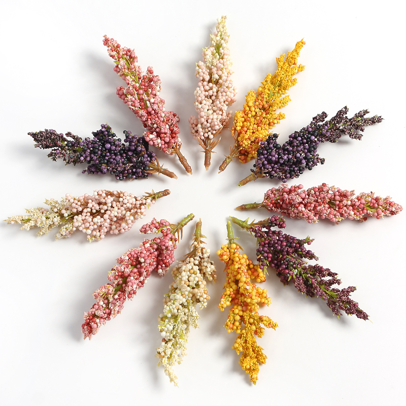 5Pcs Artificial Plants Foam Wh - đánh giá và giá Dried Flower Bunch